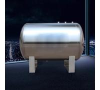Water Pressure Tank,Stainless Steel Horizontal Pressure Tank 700L/185Gal - Automatic Household Water Booster & Storage Solution for Industry, Agriculture & Home Use