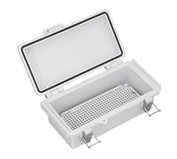 Water Proof Electrical Box, 100 * 200 * 70 Abs Junction Boxes Outdoor Diy Electronics Enclosure Project Boxes With Stainless Steel Latch For Various Lawn And Garden Applications