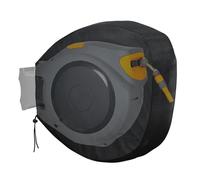 Water Proof Hose Reel Cover, Wall Mounted Retractable Garden Hose Reel Dustcover for Outside Garden Yard Equipment