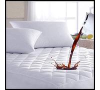 Water Proof Microfiber Mattress Protector Hotel Quality Anti Dustmite, Absorbent, Breathable & Fully Fitted Extra Comfort by ARI Trader (150 x 200 40cm)