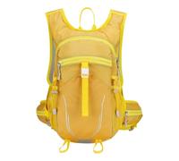 Water-proof Nylon Lightweight Cycling Backpack Outdoor Hiking Daypack | Breathable Mesh Back Reflective Strips Multi-Compartment Side Net Pockets Men Women
