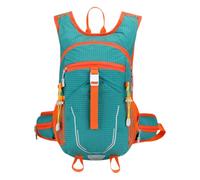 Water-proof Nylon Lightweight Cycling Backpack Outdoor Hiking Daypack | Breathable Mesh Back Reflective Strips Multi-Compartment Side Net Pockets Men Women