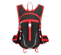 Water-proof Nylon Lightweight Cycling Backpack Outdoor Hiking Daypack | Breathable Mesh Back Reflective Strips Multi-Compartment Side Net Pockets Men Women