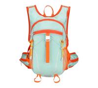 Water-proof Nylon Lightweight Cycling Backpack Outdoor Hiking Daypack | Breathable Mesh Back Reflective Strips Multi-Compartment Side Net Pockets Men Women