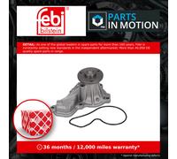 Water Pump 186116 Febi Coolant 06192R1A305 19200RNAA01 06192R1A305SK1 Quality