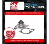 febi bilstein 44198 Water Pump with gasket, pack of one