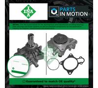 Water Pump fits IVECO MASSIF 3.0D 08 to 11 Coolant INA 504087367 504113544 New