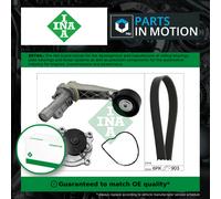 INA 529 0504 30 Water Pump + V-Ribbed Belt Kit