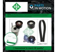 INA 529 0370 30 Water Pump + V-Ribbed Belt Kit