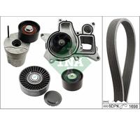 INA 529 0369 30 Water Pump + V-Ribbed Belt Kit
