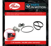 Water Pump & Aux Belt Kit fits OPEL COMBO X19 1.2 2018 on Drive Gates Quality