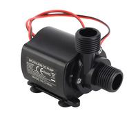 Water Pump DC12V Micro Brushless Pump Water Proof Submersible Water Pump Ultra Quiet Water Pump for Fountain Aquarium Pond Circulating 600L/H 7.5W Lift 9.84ft (Type 3)