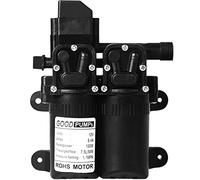 Water Pump Diaphragm, 12V 160PSI DC High Pressure Fresh Water Spray Pump, Electric Multifunctional Diaphragm Pumps 7.5L/min for Caravan Camping Boat Home Garden Sprinkler