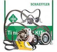 Water Pump + Drive Belt INA Alfa 147 156 1.9 JTD JTDM