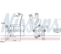 Nissens Water Pump 831084 – Electric Parking Heater for BMW