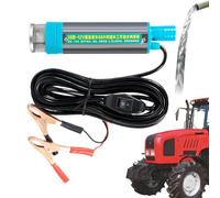 Water Pump - Electric Submersible Pump,2 Alligator Clips Portable Refueling Tool for Automotive Truck Farm Boat Caravan