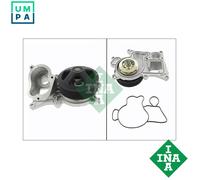 Water Pump fits BMW 418D F36 2.0D 14 to 20 Coolant INA 11517810833 11518516204