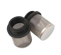 Water Pump Filter,Pipeline Filter,20/25/32/40mm 304 Stainless Filter For Garden Irrigation Aquarium Water Pump Fillter Plastic Male Thread Filter (Color:25mm, Size:5 Piece) ( Color : 32mm , Size : 5 (