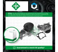 Water Pump fits BMW X3 E83 3.0D 04 to 10 Coolant INA 11517801063 11517801064 New