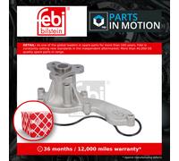 Water Pump fits HONDA HR-V RU1 1.5 2015 on L15B4 Coolant 19200RB0003 Febi New