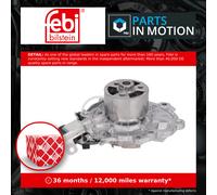 Water Pump fits JAGUAR XF X260 2.0 2017 on Coolant JDE38596 JDE40455 JDE40573
