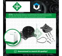 Water Pump fits TOYOTA AYGO KGB10 1.0 05 to 14 1KR-FE Coolant INA 1610009240 New