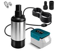 Water Pump for Bosch 18 V Battery GBA,792GPH Brushless Submersible Pump Dirty Water Pump Suction Pump Suction Pump for Pool Pumps, Garden Watering, Car Washing, Puddles, Camping, Cellar (No Battery)