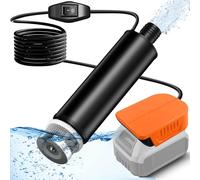 Water Pump for Dewalt 18V Battery,500GPH Submersible Pump/Dirty Water/Suction/Flat Water,for Pool,Garden Irrigation,Car Wash,Puddle,Camping,Cellar(No Battery)