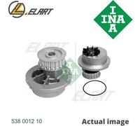 WATER PUMP FOR OPEL,DAEWOO,VAUXHALL,CHEVROLET,HOLDEN 12 ST INA 538 0012 10