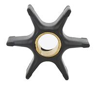 Water Pump Impeller 6 Blade Neoprene Replacement Outboard Motor Pump Impeller for Johnson Evinrude OMC BRP 85 300HP V4 V6 V8 Sea Divers Black 3.475in Outer Diameter