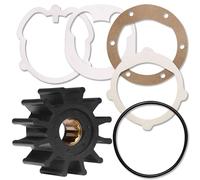 Water Pump Impeller for Johnson 09-1027B, Volvo Penta 3.0, 4.3, 5.0, 5.7 V6 V8 engines Jabsco 1210-0001 Sierra 18-3081 18-3277 3862281 21213660 21951346 OMC