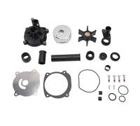 Water Pump Impeller Repair Kit Professional Grade Marine Stainless Steel Rubber Components For Outboard Motor 90 115 150 200 225 250 300 Horsepower Rebuild Kit Includes 25 Pieces
