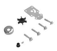 Water Pump Impeller Repair Rebuild Kit Replacement for Outboard 9.9 15 2 4 Stroke Engine Parts Model 9.9MSH 0405 to 0409 15MSH 0405 to 0409 with ABS Rubber Material Stainless