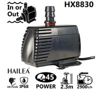 Water Pump Inline Hailea Aquarium Pond HX88 Water Feature Hydroponics Fountain