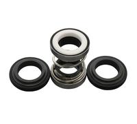 Water Pump Mechanical Seal 202-20 Ceramic Rubber Bellow Shaft | Mechanical seal 202-20, ceramic rubber bellow, rotary 20x33x13mm, stationary 20x36x6mm, for water pump.(202-16)