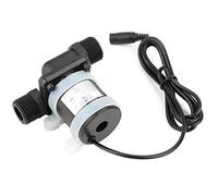 Water Pump, Mini Dc Circulating Boost Water Pump 12v -40℃ ~100℃ for Fresh Water and Seawater Low Noise, Adjustable Speed with Rubber Base