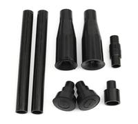 Water Pump Nozzle - 8 Piece Fountain Head Set Set, 21cm Extension Tube Connector Spray, Pond Waterfall Aerator Accessory, Black Polymer Garden Tank Part | Hydroponic Sprinkler for Aquariums and Pools