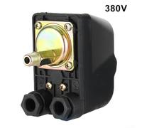 Water Pump Pressure Control Switch Automatic Controller with Level Sensor, Suitable for 220V Single Phase and 380V Three Phase, Thread Sizes 1/4 Internal and 3/8 Internal (B)