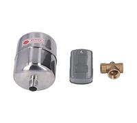 Water Pump Pressure Control Switch, Stainless Steel Pressure Tank and Copper Check Valve Kit - - Automatic Pump Control, Resistant, Ideal for Garden and Jet P