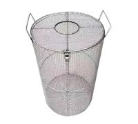 Water Pump Protect Cover,Submersible Pump Screen Filter Mesh with Lock,Sewage Pump Barrier Chest for Septic Tank Fish Pond(Middle,30x70cm/11.81x27.56in)