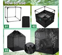 Water Pump Protective Filter Bag with Heavy Duty Nylon and Fine Mesh to Minimize Debris and For Efficient Operation (2pcs)