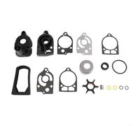 Water Pump Rebuild Kit for Mercury Outboard 40HP through 70HP and For Mariner Equivalent Including Impeller Housing Gasket and O Rings