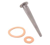 Water Pump Repair Carbon Steel Seal Kit with Large Three-Hole Rubber Gasket | Includes Pump Rubber Washer and O-rings, Wear Resistant Parts, for Manual Water Pumps and Home Repairs