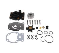 Water Pump Repair Kit 393630 With Neoprene Impeller And Housing For Johnson And Evinruded 20-35HP Outboard Motors 1985-On, Includes Gaskets, Cup And Bolts For Marine Engine Maintenance