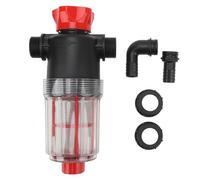 Water Pump Strainer Screen | 60 Mesh Stainless Steel Screen High Flow Garden Pump Screen/Irrigation System | Transparent Sediment Screen for Easy Maintenance (19mm Interface (G3/4 Pipe))