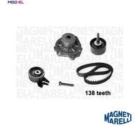 MAGNETI MARELLI 341403980001 Water pump and timing belt kit