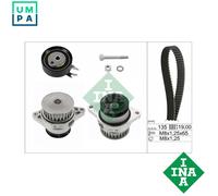 INA 530 0166 30 Water pump and timing belt kit