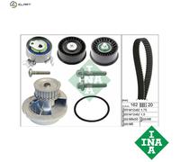 Timing Belt & Water Pump Kit fits VAUXHALL MERIVA A 1.8 03 to 10 Z18XE Set INA
