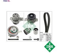 INA 530 0650 31 Water pump and timing belt kit