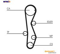 WATER PUMP & TIMING BELT KIT CT1099WP1 FOR HYUNDAI EMBERA/V JM SONATA TUCSON